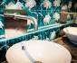 Le ceramiche firmate Gio Ponti nella toilette delle donne