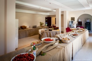 Particolare del buffet