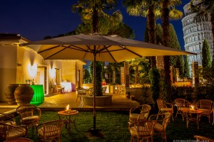Il Giardino superiore nell'atmosfera notturna