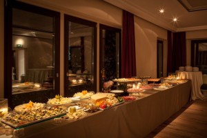 Sala allestita per un evento privato