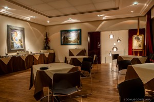 Sala degli ulivi allestita in occasione del Ventennale di Comel