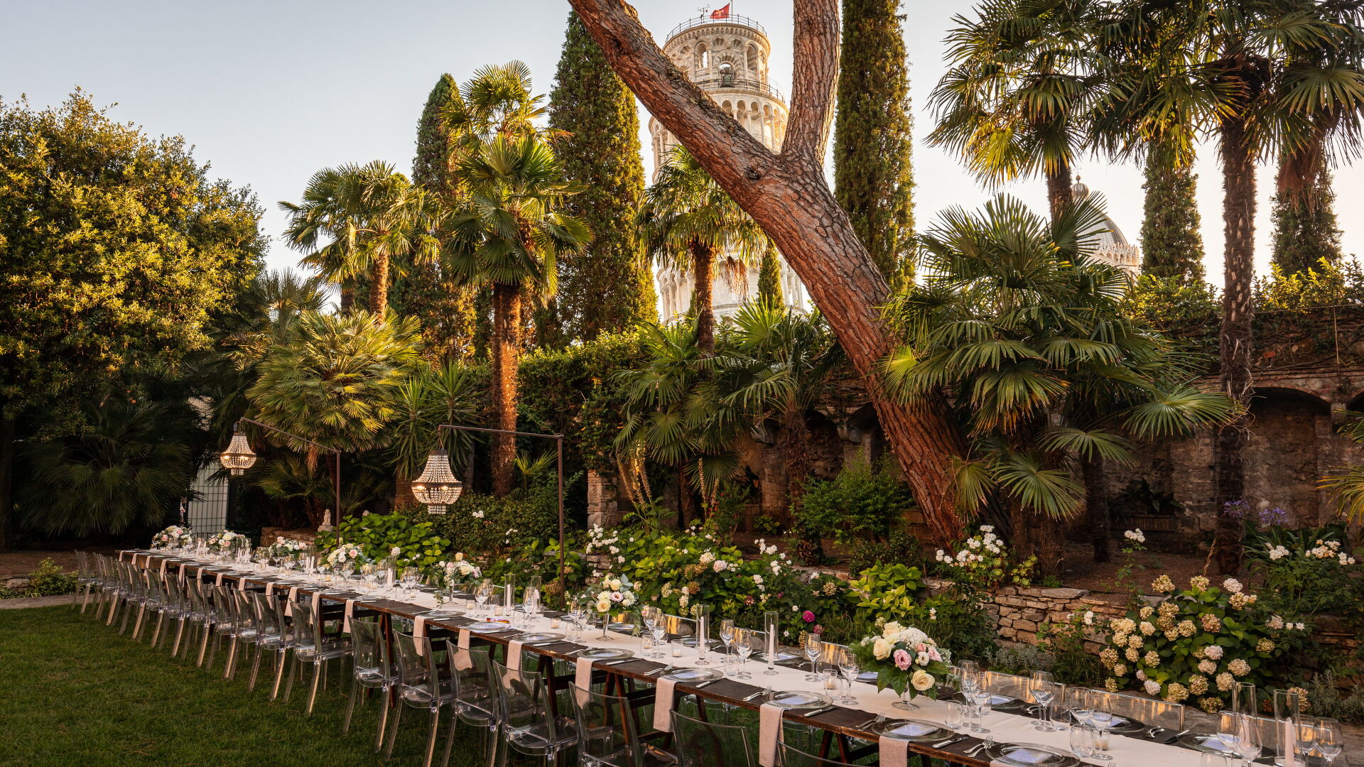 Allestimento sofisticato matrimonio